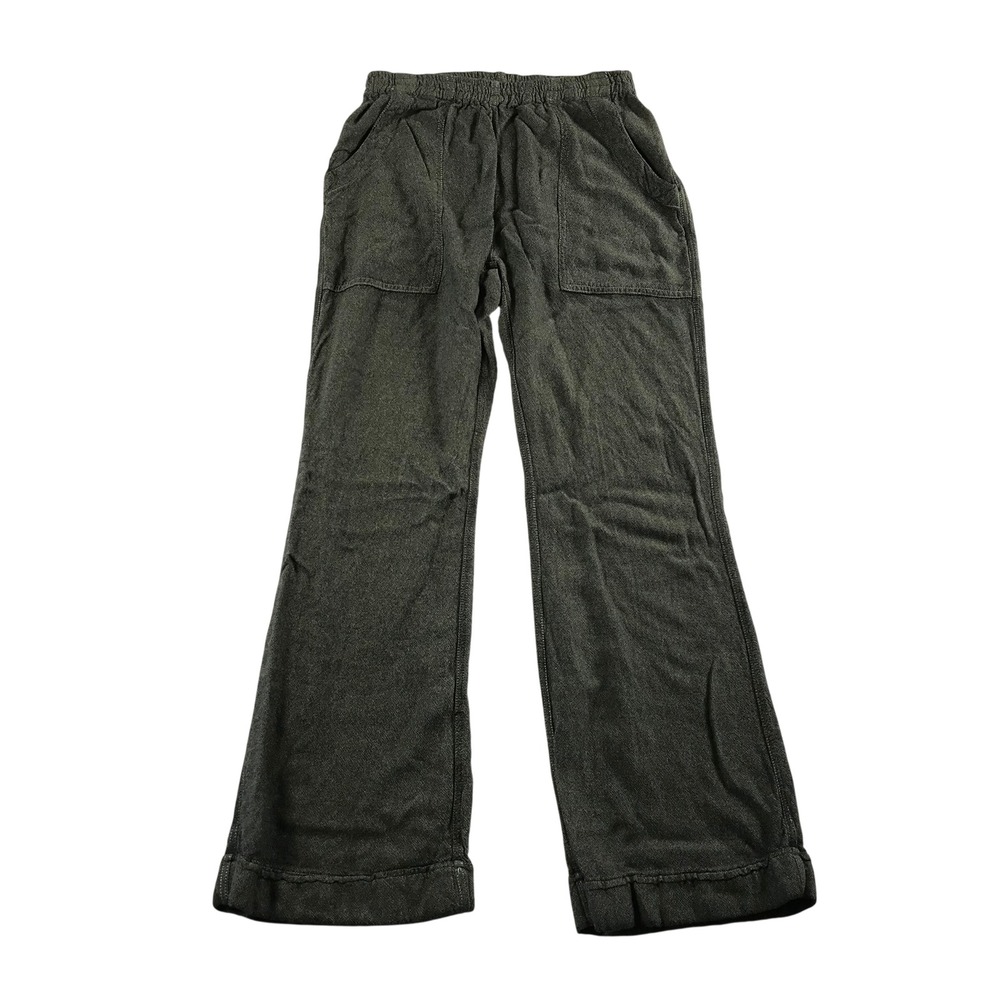 Jules Fashion Of Two Worlds Pants Olive Green Cotton Rayon Elastic Waist Boho